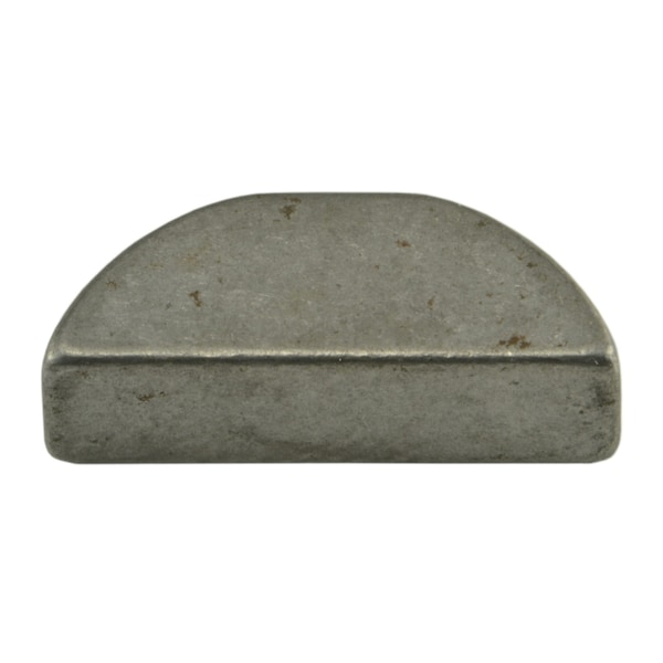 Midwest Fastener Woodruff Key, 3/16 x 1-7/8 in Key Size, 126 SAE Number, Steel Zinc, 6 PK 73213 - main